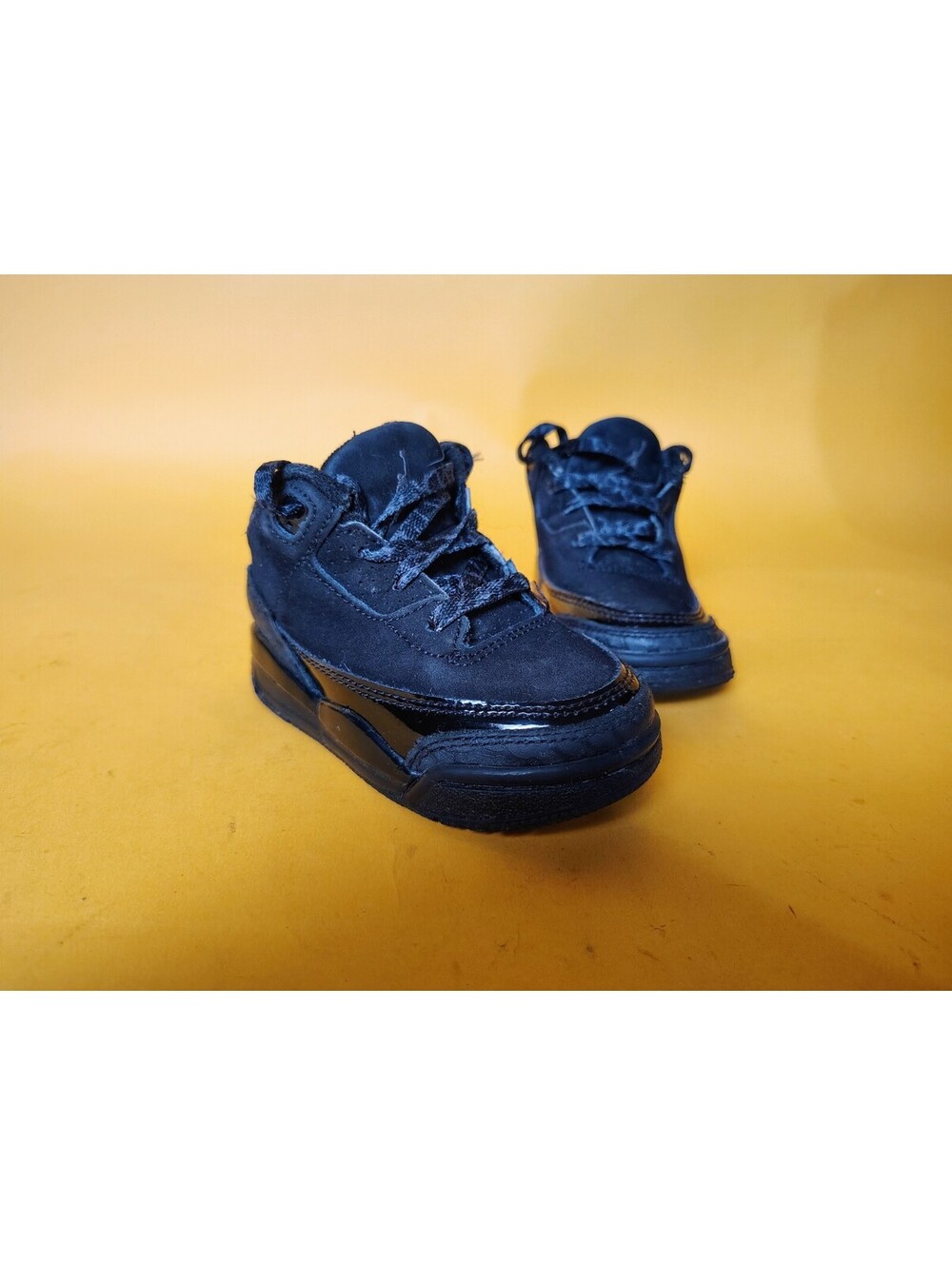 Jordan 3 Retro TD Black Cat Triple Black Toddler Basketball Shoes 5C DM0968-001
